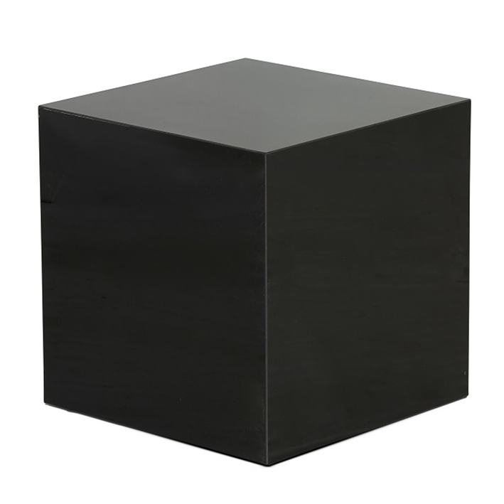 Black Perspex Cube Table