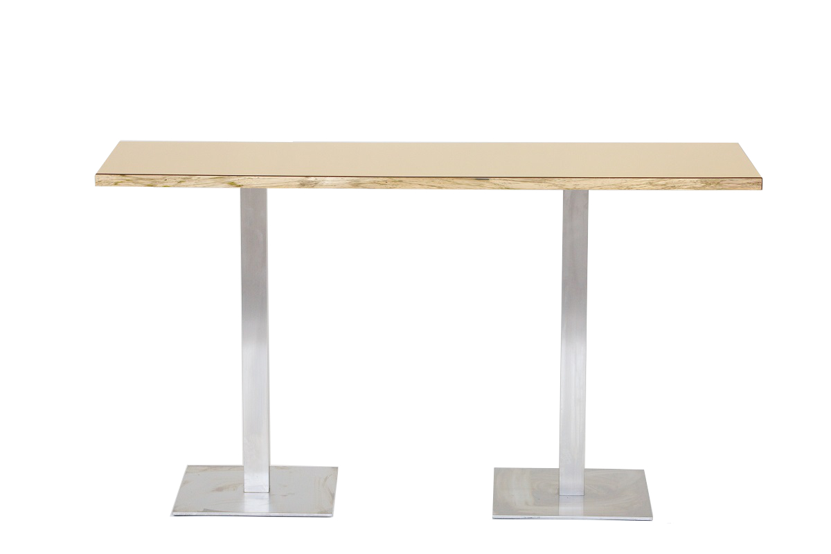 Gold 2m Bar Table