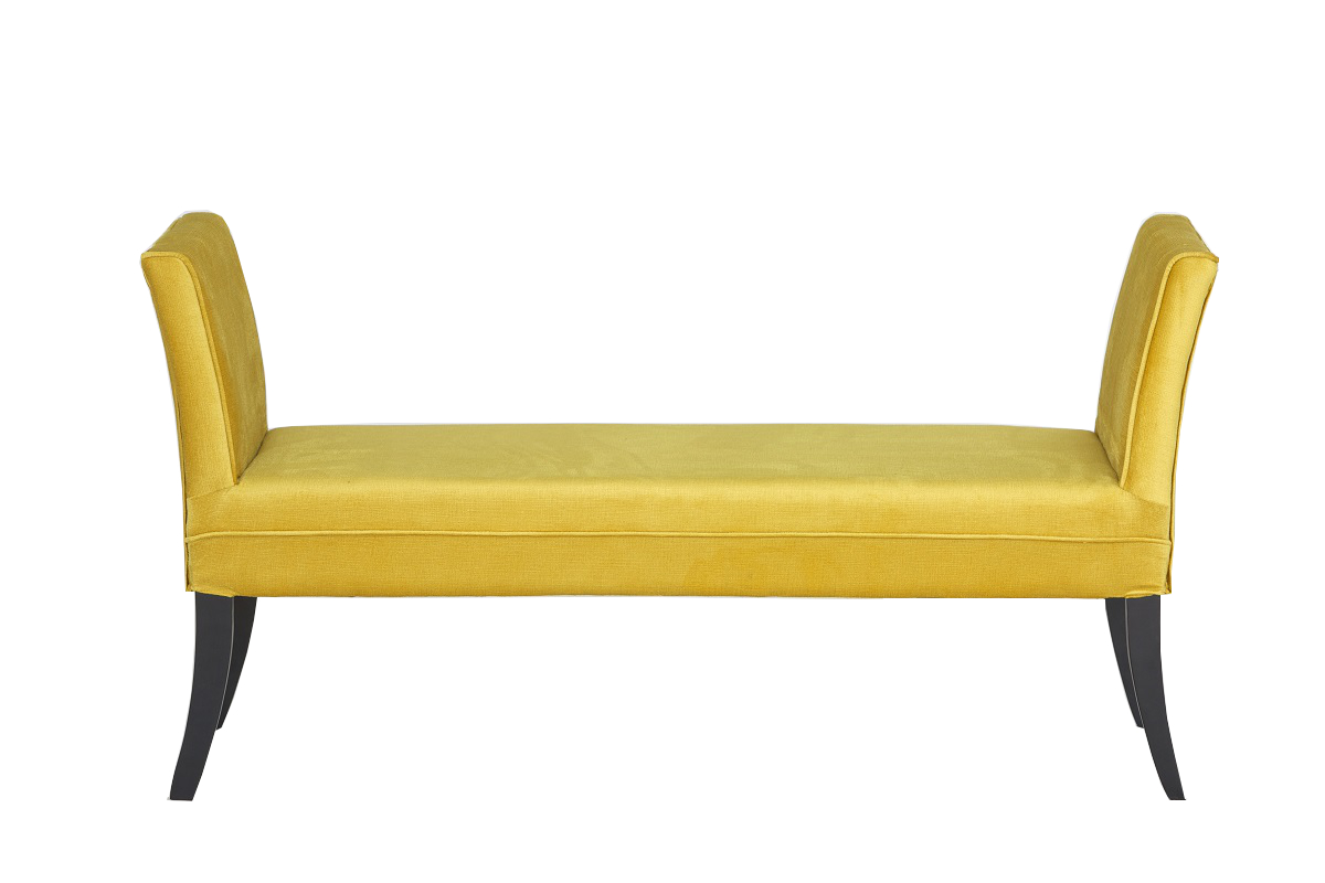 Gold Wing Arm Low Stool
