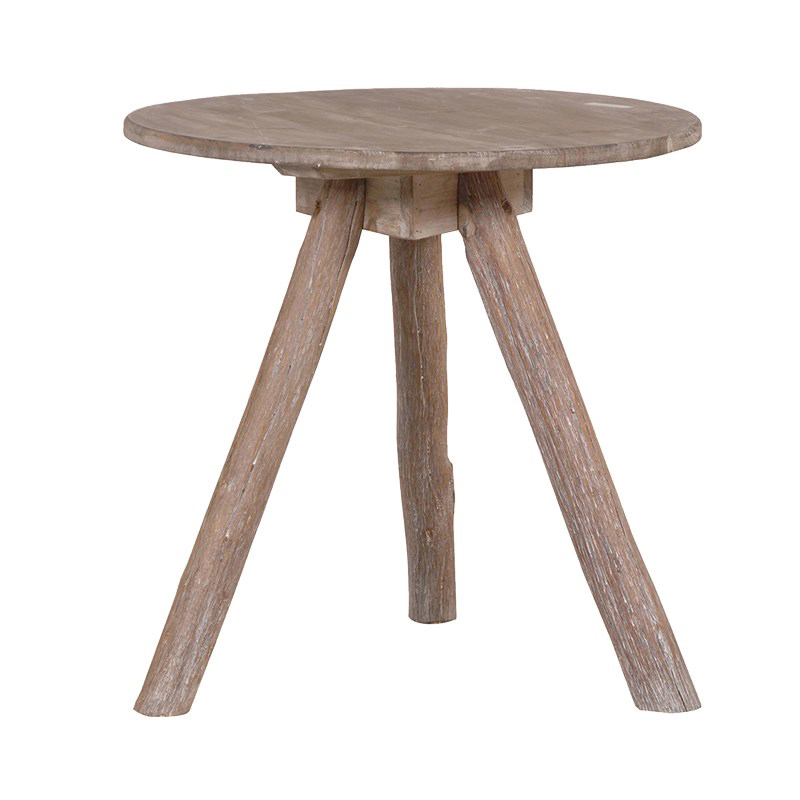Wood Tripod Low Table
