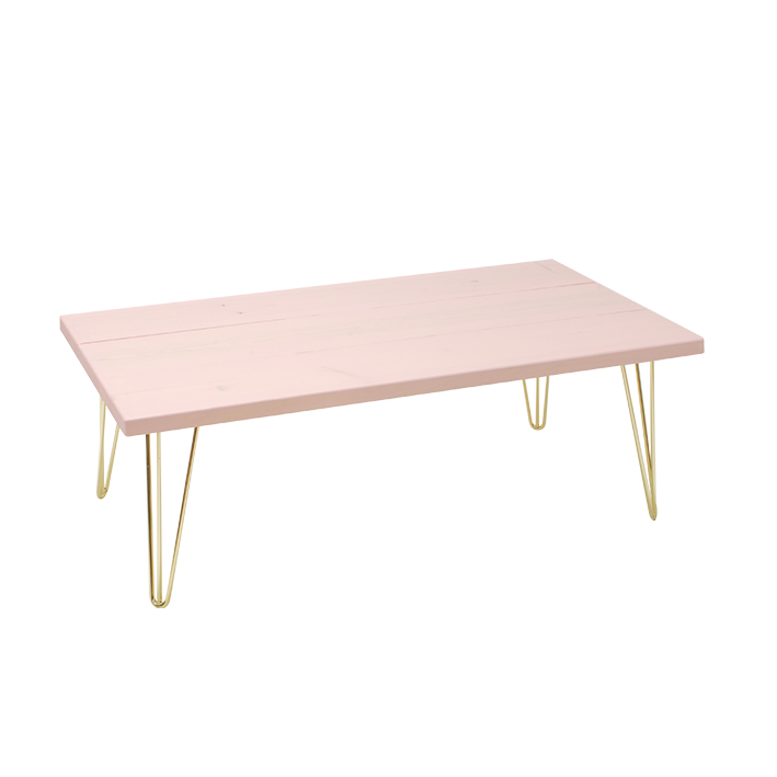 Soft Pink Low Table